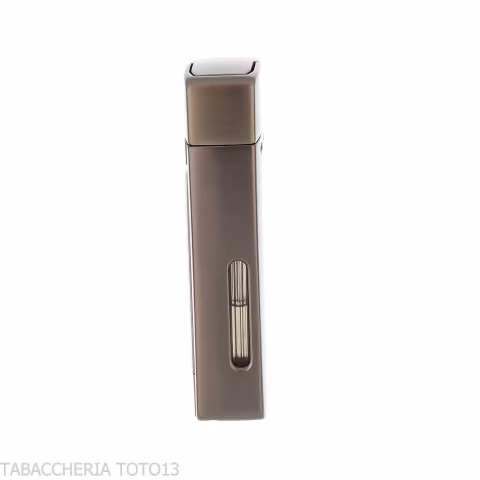 Silver Match Andorra Double Jet Flame Lighter with Cigar Cutter - Lighters - Metal