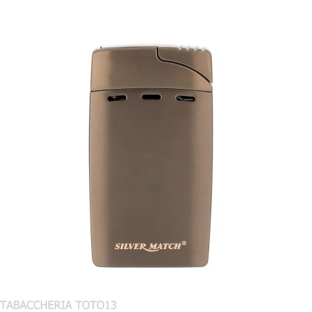 Briquet Silver Match Andorra à double flamme avec coupe-cigare - Briquets - Métal