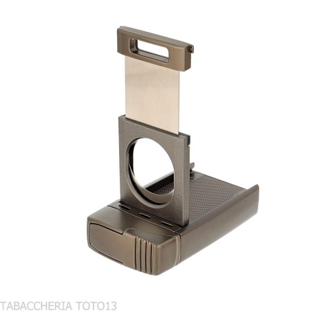 Briquet Silver Match Andorra à double flamme avec coupe-cigare - Briquets - Métal