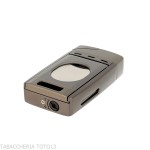 Silver Match Andorre accendino Duble jet flame con tagliasigari 2-in-1