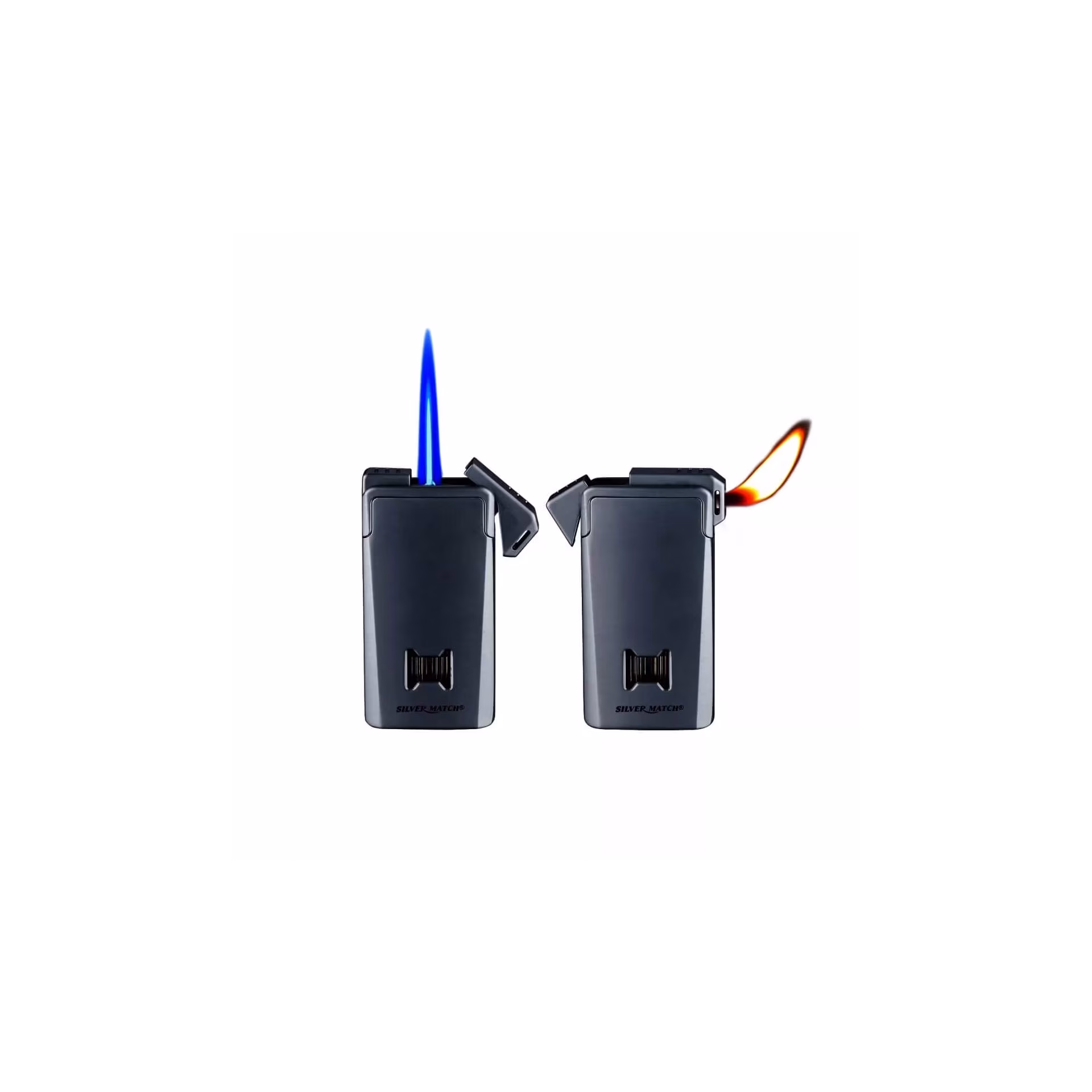 Silver Match Chisinau Double Flame Pipe Lighter Black - Lighters - Metal