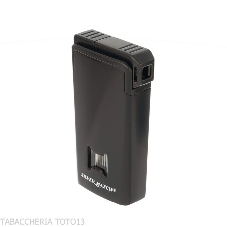Briquet pipe double flamme Silver Match Chisinau noir - Briquets - Métal
