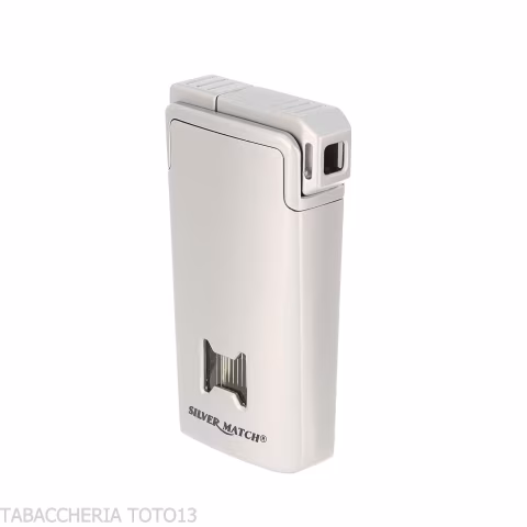 Silver Match Chisinau Double Flame Pipe Lighter Silver - Lighters - Metal