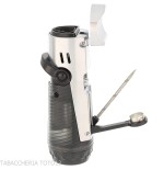 Silver Match Minsk triple jetflame with punch and cigar rest Silver - Lighters - Metal