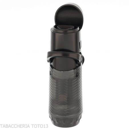 Silver Match Minsk triple jetflame con troquel y reposapuros negra - Alumbradores