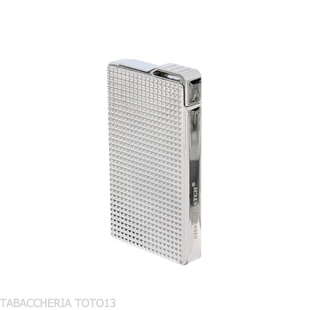 Briquet jet flamme Silver Match Luxembourg finition pointe diamant - Briquets - Métal