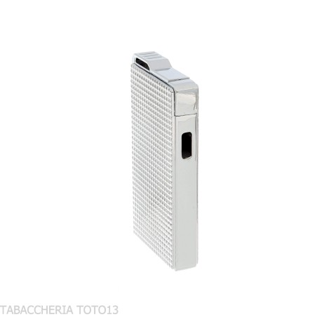Briquet jet flamme Silver Match Luxembourg finition pointe diamant - Briquets - Métal