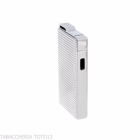 Silver Match Luxembourg accendino jet flame finitura punta diamante - Accendini