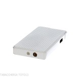 Briquet jet flamme Silver Match Luxembourg finition pointe diamant - Briquets - Métal