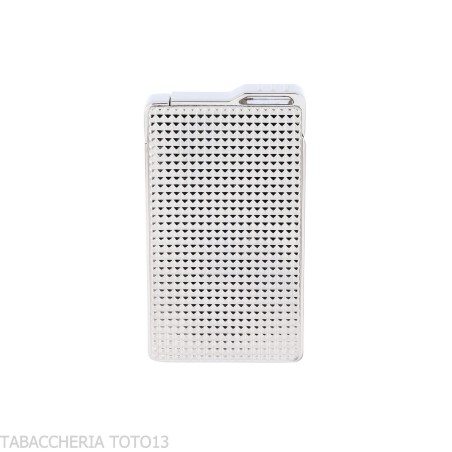 Briquet jet flamme Silver Match Luxembourg finition pointe diamant - Briquets - Métal