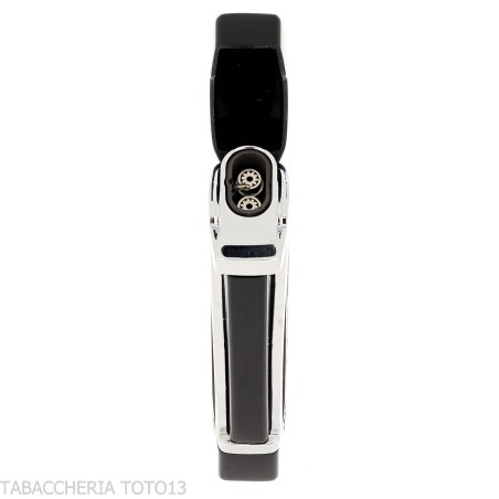 Silver Match Varsovie double Jet Flame lighter inclined and puncher - Lighters - Metal