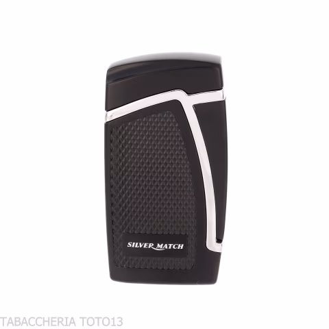 Briquet Silver Match Varsovie double flamme Jet Flame inclinée et perforateur - Briquets - Métal