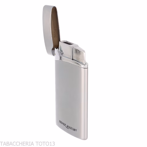 Encendedor plano Silver Match Podgorica Jet Flame - Alumbradores