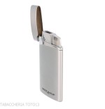 Silver Match Podgorica flat Jet Flame lighter - Lighters - Metal