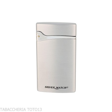 Briquet Silver Match Podgorica Jet Flame plat - Briquets - Métal