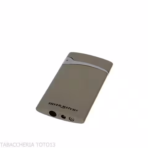 Briquet Silver Match Podgorica Jet Flame plat - Briquets pour la cigarette - Silver Match