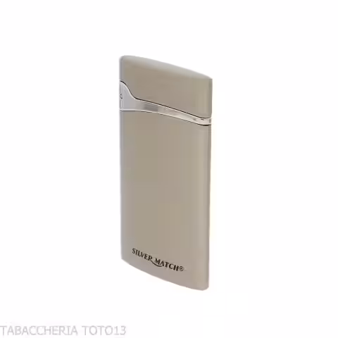Briquet Silver Match Podgorica Jet Flame plat - Briquets pour la cigarette - Silver Match