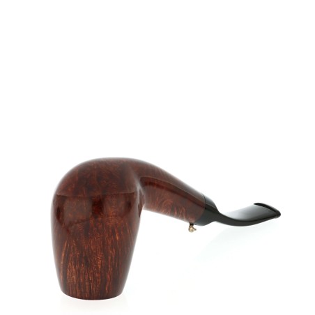 Pipe L'anatra shape bent chimney natural briar 1 egg-L'Anatra