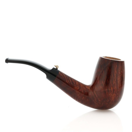 Pfeife „L'Anatra“ aus Naturholz, gebogener Kamin, 1 Ei - Tabakpfeifen