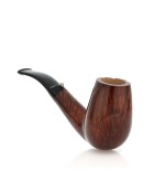 Pfeife „L'Anatra“ aus Naturholz, gebogener Kamin, 1 Ei - Tabakpfeifen