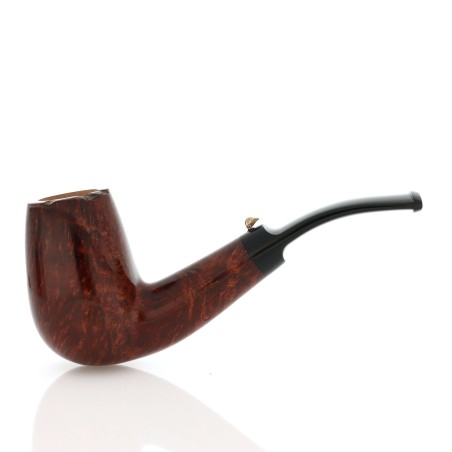 Pfeife „L'Anatra“ aus Naturholz, gebogener Kamin, 1 Ei - Tabakpfeifen