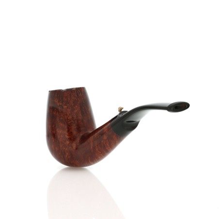 Pipe L'anatra shape bent chimney natural briar 1 egg-L'Anatra