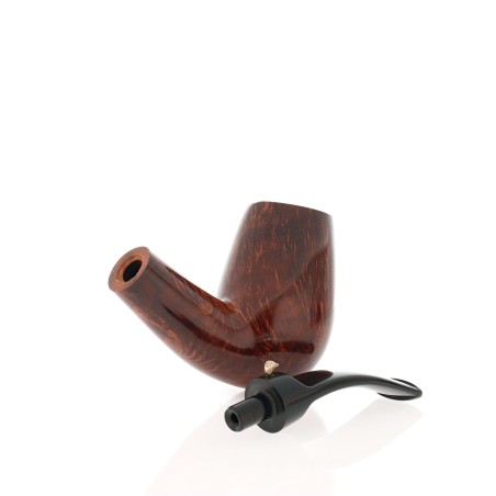 Pipa L'anatra, chimenea curvada, brezo natural, 1 huevo-L'Anatra