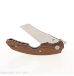Cuchillo cortador de puros Fox Virtus con mango de madera de nogal - Accesorios Del Cigarro