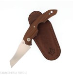 Couteau coupe-cigare Fox Virtus avec manche en bois de noyer - Accessoires Cigare - Métal, Bois