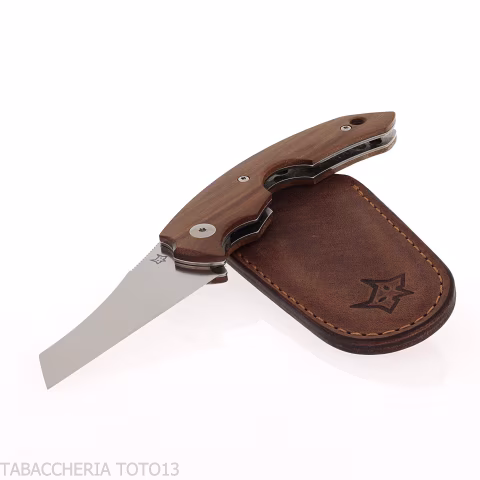 Coltello tagliasigari Fox Virtus manico legno noce - Accessori Per Sigari