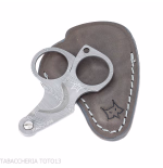 Zigarrenschere mit zwei Klingen aus Damast, Modell Figaro von Fox Knives - Zubehör Cigar