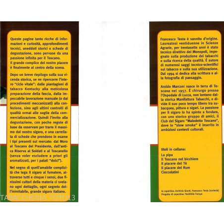 The Toscano cigar guide book Italian Giunti publisher - Accessories Cigar
