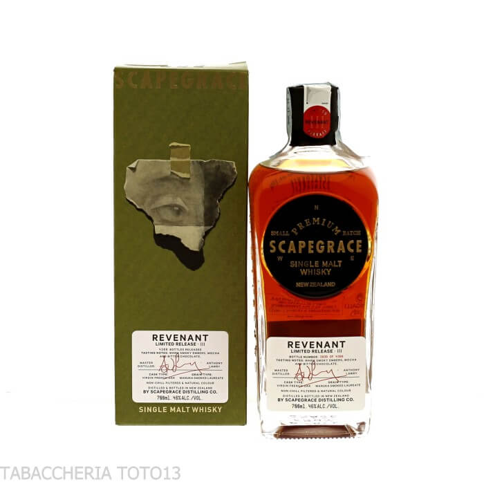 Scapegrace Revenant limited release III single malt | Peated whisky