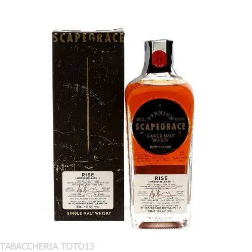 Scapegrace Rise limited release I single malt Vol.46% Cl.70 - Licores