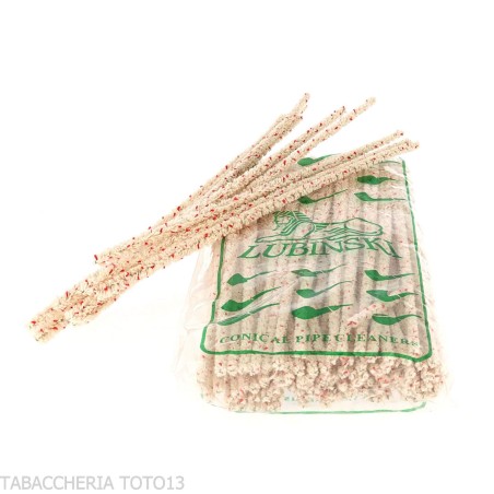 Lubinski abrasive brushes of 100 pieces, pack of 5 - Accessories for tobacco pipes - Metal