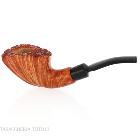 Crown Collector Pipe Dublin Curved - Tobacco Pipes - Natural root
