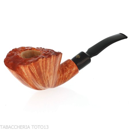 Crown Collector Pipe Dublin Curved - Tobacco Pipes - Natural root