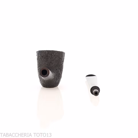 Pipa Ashton Ebony forma Cherrywood sabbiata scura - Pipe