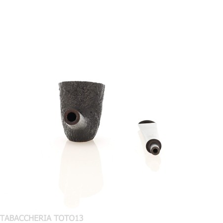Pipe Ashton Ebony forme cherrywood sablée foncée - Pipe Pour le Tabac - Racine naturelle
