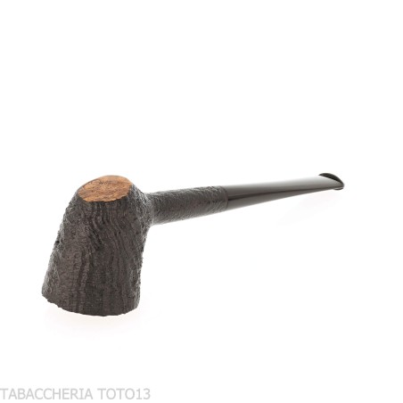 Pipe Ashton Ebony forme cherrywood sablée foncée - Pipe Pour le Tabac - Racine naturelle
