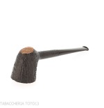 Pipe Ashton Ebony forme cherrywood sablée foncée - Pipe Pour le Tabac - Racine naturelle
