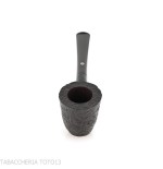 Pipe Ashton Ebony forme cherrywood sablée foncée - Pipe Pour le Tabac - Racine naturelle