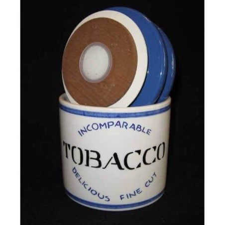 Vaso tabacco da pipa o sigaretta 1 kilo ceramica blu by Savinelli - Accessori Per Pipe