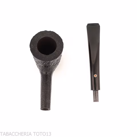 Pipa Ashton Ebony forma Cherrywood sabbiata scura - Pipe