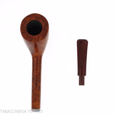 Tobacco pipe Canadian Cutty shape in natural polished briar - Tobacco Pipes - Natural root