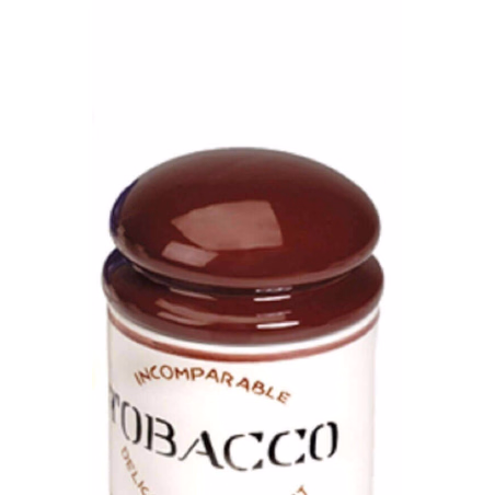Pipe or cigar tobacco pot 1 kilo ceramic brown by SAVINELLI - Accessories for tobacco pipes