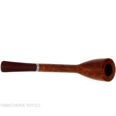 Pipe à tabac de forme Canadian Cutty en bruyère naturelle polie - Pipe Pour le Tabac - Racine naturelle
