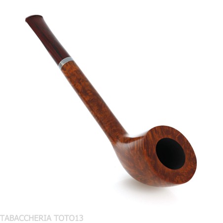Pipa para tabaco Canadian Cutty de brezo natural pulido. - Pipas de Tabaco