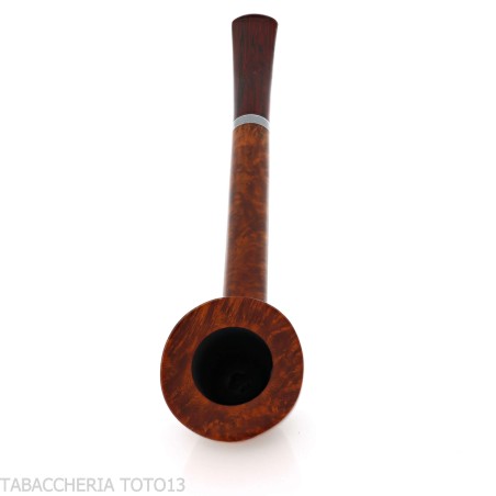 Pipe à tabac de forme Canadian Cutty en bruyère naturelle polie - Pipe Pour le Tabac - Racine naturelle