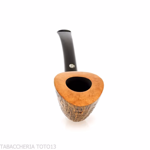 Mastro de Paja forma ovale dublin semicurva in radica sabbiata - Pipe